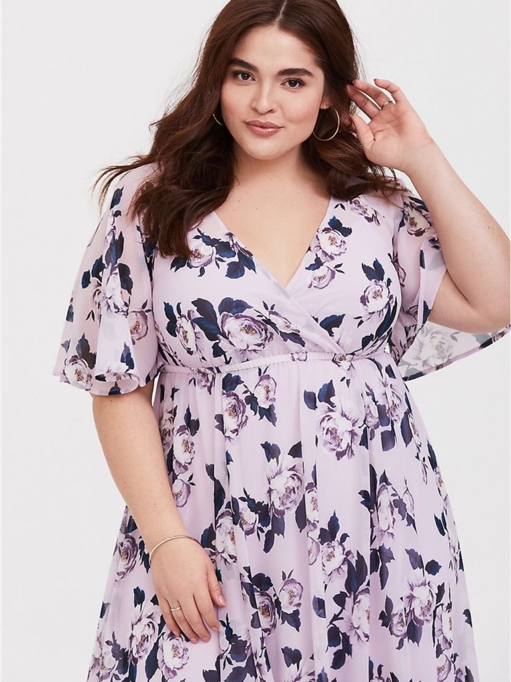 Torrid Hi-Lo Floral Dress, Sz 2XL